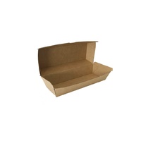 Kraft Hot Dog Box 208x70x75mm Carton of 200