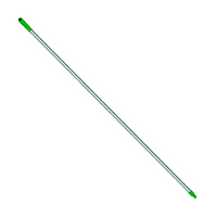 Sabco Mop Handle with Universal Thread 24x1450mm Green