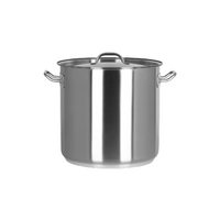 Chef Inox Stockpot with Lid Stainless Steel 16.5L