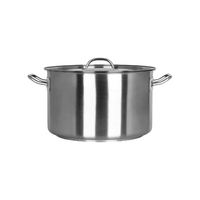 Chef Inox Saucepot with Lid Stainless Steel 22L