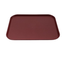 Fast Food Tray Polypropylene Burgundy 300 x 400mm