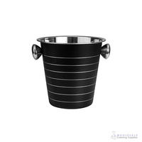 SALE... MODA Wine Cooler Insulated S/S Black Tapered 210mm