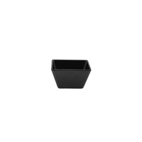 Ryner Melamine Square Bowl Black 90x55mm