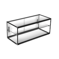 Two Tier Flat Glass Ambient Cake Display 120L CD120