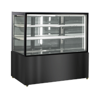 Three Tiers Cake Display Refrigerator – Mirror Display 406L CDM212