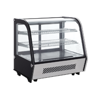 Counter Top Curved Cake Display Refrigerator 120L CTC120 