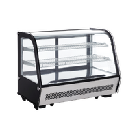Counter Top Curved Cake Display Refrigerator 160L CTC160