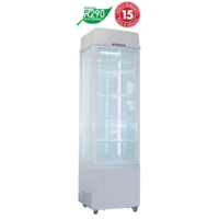 Exquisite Four Sided Display Fridge White, 235L CTD235