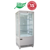 Exquisite Four Sided Counter Top Display Fridge w LED, 86L CTD78-LED
