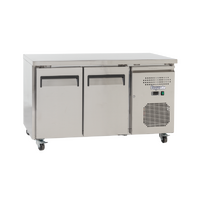 Two Door Top Food Prep Fridge 282L, MTC263H
