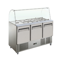 Saladette Food Preparation Refrigerator 3 Door – Static 368L SBC380