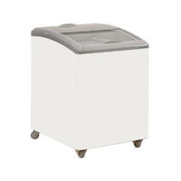Curved Glass Display Chest Freezers with LED Light 151L SD151