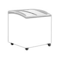 Curved Glass Display Chest Freezers with LED Light 210L SD235K