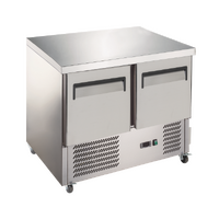 Two Solid Doors Underbench Storage Refrigerator – Static 240L SLC250