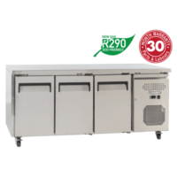 Exquisite Benchtop 3 Door Freezer 465L, USF400H