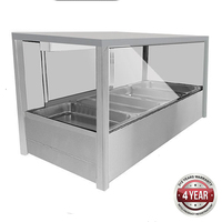 Heated Bain Marie Countertop Square Takes 6x 1/2 Pans