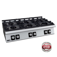 Fagor Benchtop Gas Hob 6 Burners 800x730x290mm