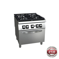Fagor Benchtop 4 Burner Cooktop with Gas Oven 800x930mm