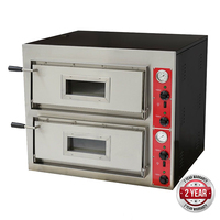 Black Panther Pizza Oven Double Deck 8 x 30cm Pizzas