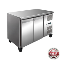 Bench Fridge 2 Door 260 Litre 1360x600x860mm