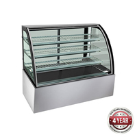 Bonvue Curved Heated Food Display 1200x740x1350mm