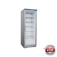 Heavy Duty Commercial Glass Freezer 361L 600x600x1850mm