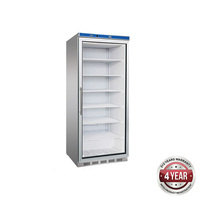 Heavy Duty Commercial Glass Freezer 620L 777x695x1895mm