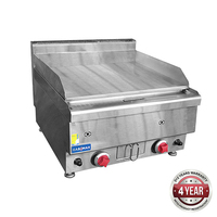 Gasmax Benchtop 2 Burner Griddle 600x650mm