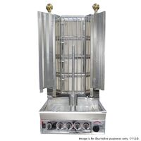 Gasmax 4 Burner Semi-Automatic Kebab Unit