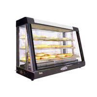Pie Warmer & Hot Food Display Angled Front 1200x490x810mm