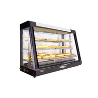 Pie Warmer & Hot Food Display Angled Front 900x490x610mm