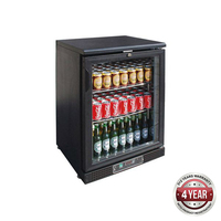 Black Magic 1 Door Bar Fridge 600x535x900mm