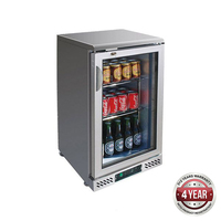 Bar Fridge 1 Door Stainless Steel 600x535x900mm