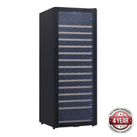 Single Zone Wine Cooler Holds 166 Bottles