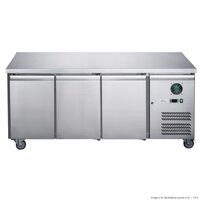 S/S Three Door Bench Freezer 339L ext 1795X600X850