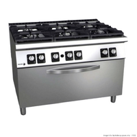 Fagor Kore 900 Series Gas 6 Burner with Gas Oven