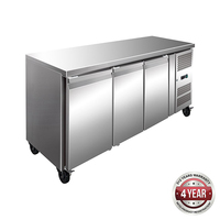Bench Freezer 3 Door 386 Litre 1795x600x860mm