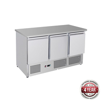 Compact Workbench Fridge 3 Door 400L