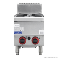 Benchtop Gas stove 2 Burners with Splashback 305x652x538mm
