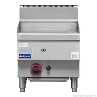 Benchtop Single Burner Gas Griddle 400x650x475mm 
