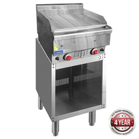 Gasmax Benchtop Single Burner Griddle w Stand 400x650mm