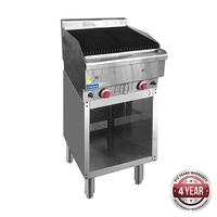 Gasmax Benchtop 1 Burner Char Grill w Stand 400x650mm