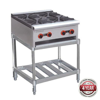 Gasmax Cooktop 4 Burner Hob & Flame Failure w Stand