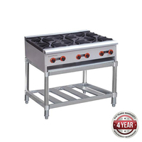 Gasmax Cooktop 6 Burner Hob & Flame Failure w Stand