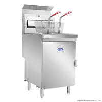 FryMax Deep Fryer Twin Vat 4 Burner Superfast 35L