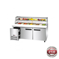 Two Door Deluxe Prep Bar Fridge 1480x700x1255mm