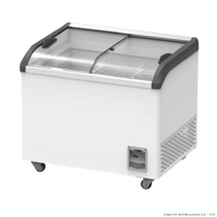 Thermaster Heavy Duty Supermarket Glass Sliding Lid Freezers 303L 