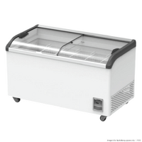 Thermaster Heavy Duty Supermarket Glass Sliding Lid Freezer 561L SD-576K 