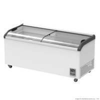 Thermaster Heavy Duty Supermarket Glass Sliding Lid Freezer 636L SD-666K