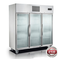 Triple Glass Door Fridge 1500L Tropicalised